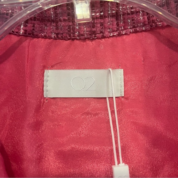 Pink Tweed Jacket by Q2 - Picture 4 of 11